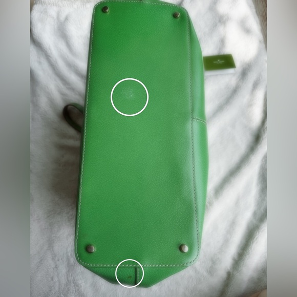 Kate Spade - Green Bag with Plaid Inside - Picture 4 of 13